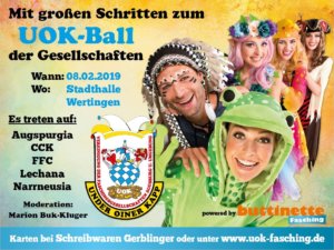 Mit großen Schritten zum UOK-Ball der Gesellschaften @ Stadthalle Wertingen | Troisdorf | Nordrhein-Westfalen | Deutschland